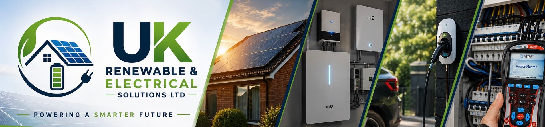 UK Renewable & Electrical Solutions Ltd services and contact banner